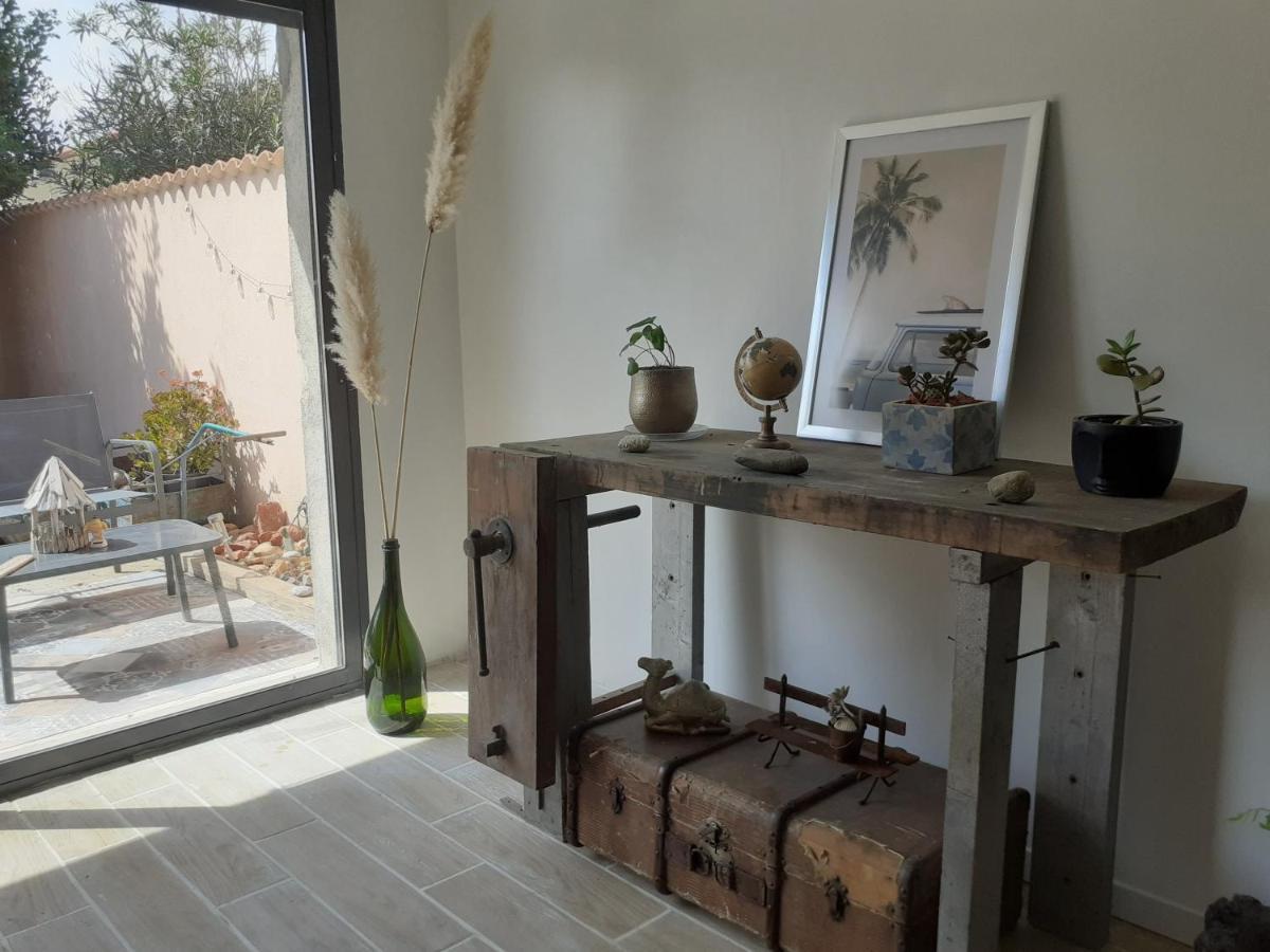 Loft Avec Clim, Parking Et Jardin Proche De La Mer Villa Sauvian Exterior foto