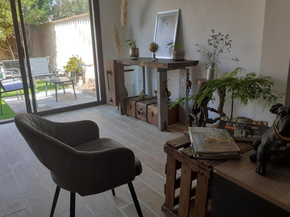 Loft Avec Clim, Parking Et Jardin Proche De La Mer Villa Sauvian Exterior foto
