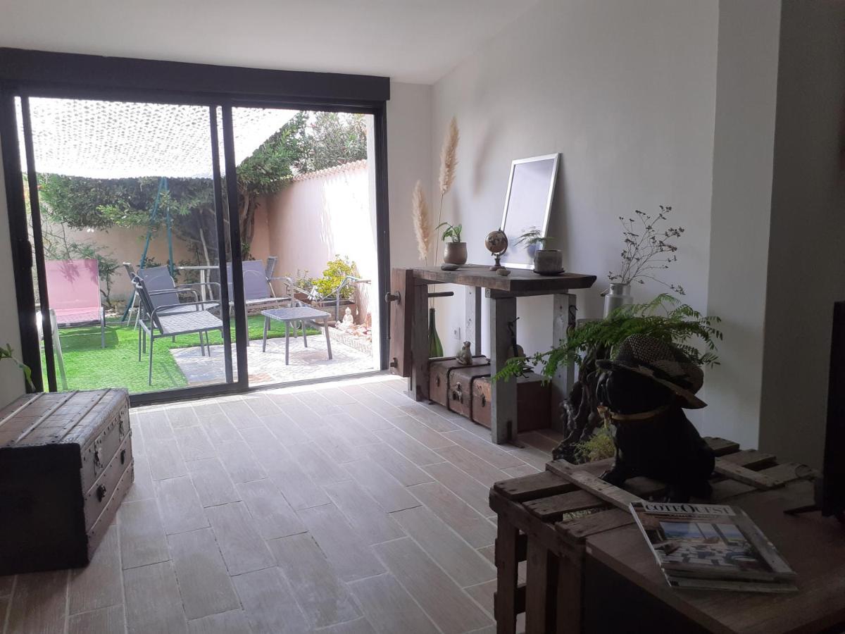 Loft Avec Clim, Parking Et Jardin Proche De La Mer Villa Sauvian Exterior foto